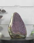 Huge Natural Amethyst Cathedral with Unique Green Jasper Shell - CBP1430