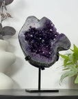 Natural Uruguayan Amethyst Geode on Stand - MWS3050