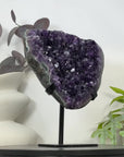 Natural uruguayan Amethyst Geode on Stand - MWS3164