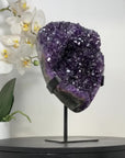 Natural Uruguayan Amethyst Geode with Deep Purple Crystals - MWS2467