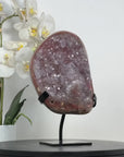 Beautiful Red Tode Jasper & Quartz Crystal Formation - MWS2034