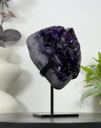 Top Quality Natural Amethyst Stone - Huge Deep Purple Crystals - MWS3046