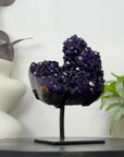 Natural Top Grade Amethyst Stalctite on Stand - MWS3372