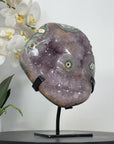 Beautiful Quartz Cluster with Polished Jasper Matrix - MWS1991