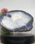 Large Quartz & Agate Stone Tray for Home Decor - SLC0017
