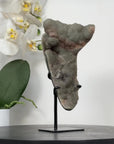 Natural Druzy Crystal with Green Color Tones – Unique Mineral Display Piece" - MWS2898
