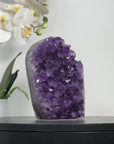 Stunning Natural Amethyst Cut Base with Large Crystals - CBP1124