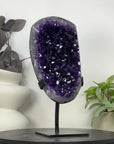 Natural A Grade Amethyst Cluster with Stand - MWS3394