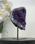 Uruguayan Amethyst Geode with Green Jasper Shell - MWS2466