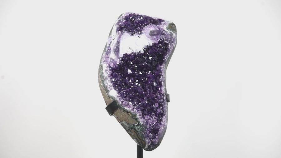 XXL A grade Amethyst Stone, Handmade Display Specimen - MWS0068
