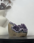 Natural Amethyst Geode Crystal Cluster for Home Decor Display - CBP1166
