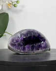 Amethyst Stone Geode with Large Deep Purple Crystal Formation - STGE0015