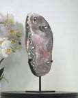 Beautiful Natural Large Quartz Crystal Slice, Stand included - MWS2331