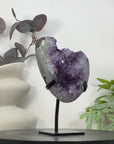 Natural Uruguayan Amethyst Crystal on Stand - MWS3207