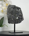 Black Amethyst Crystal Formation – Unique Mineral Display Piece - MWS2825