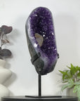 Uruguayan Amethyst Geode with Unique Calcite Crystal Formation - MWS3090