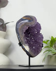 Natural Amethyst Stone with Agate Shell from Uruguay - MWS3346