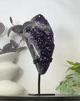 Natural Amethyst Specime from Uruguay - Stand Included - MWS3173