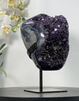 Top Grade Uruguayan Amethyst Crystal with Blue Agate Shell - MWS2480