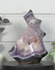 Large Sugar Amethyst & Agate Free Form Statement Piece from Uruguay - CBP1438