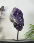 Natural Top Quality Uruguayan Amethyst Geode with Stand - MWS3235