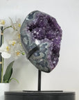 Huge Amethyst Geode with Agate & Green Jasper Shell - MWS2194