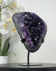 Uruguayan Amethyst Stone with Large Deep Purple Crystals - MWS2459