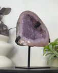 Uruguayan Amethyst Geode with Stunning Agate Shell - MWS3388