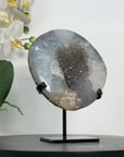Natural Quartz Geode Crystal - Unique Mineral Display from Uruguay - MWS2889