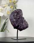 Uruguayan Amethyst Moon Shape Crystal - MWS2579