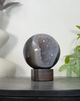 Quartz Druzy & Agate Sphere Geode - SPH0198