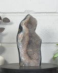 Huge Natural Agate & Sugar Quartz Druzy Statement Piece - CBP1427
