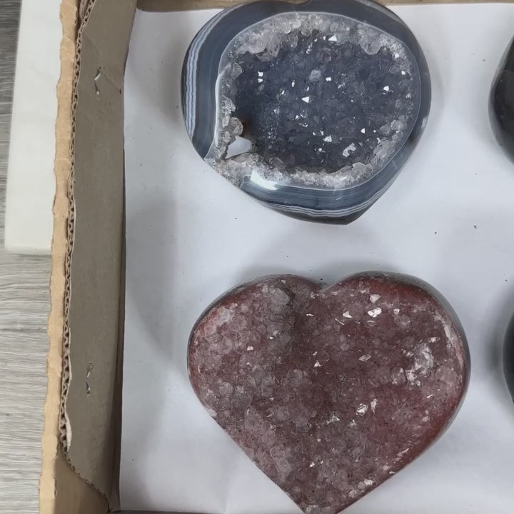 Mixed Minerals Hearts Set - MHLT0250