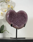 Natural Pink Tone Amethyst Stone Heart - HST0343
