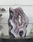 Uruguayan Amethyst & Agate Polished Statement Piece - CBP1432