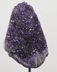 Large Natural Amethyst Cluster with Black Hematite Inclusions - MWS0322