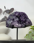 Natural Uruguayan Amethyst on Stand - MWS3172