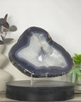 Natural Blue Banded Agate Slice - SLC0020