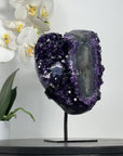 Uruguayan Amethyst Crystal Cluster with Stalactite Eye Formation - MWS2430