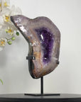 Large Natural Amethyst Portal, Handmade Stand Included - MWS2324