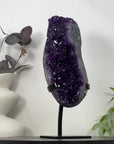 Amethyst CrystalStatemen Piece on Metal Stand - MWS3196