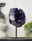 Top Quality Natural Amethyst Crystal Cluster on Stand - MWS3382