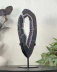 Natural Agate & Amethyst Geode Slice Portal - MWS3243