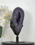 Uruguayan Double Amethyst Geode on Rotary Stand - MWS2991
