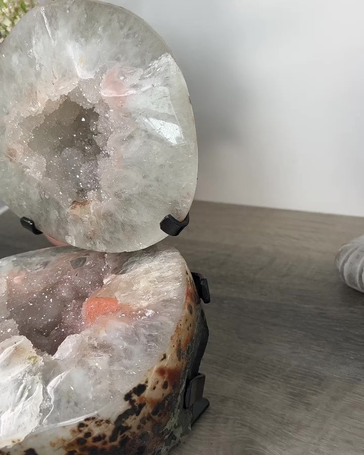 Unique Large Sugar Druzy Geode, Natural XL Jewelry Box - MWS0212