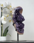 Natural Top Grade Amethyst Cluster with Jasper Matrix - MWS2043