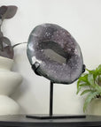 Collection Grade Amethyst Geode with Calcite Formation - MWS3381