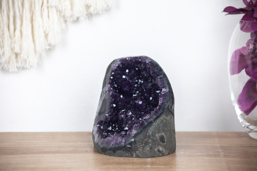 Beautiful Natural Amethyst Geode with Cut Base - CBP0531
