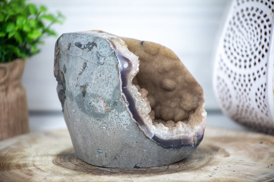 Beautiful Yellow Galaxy Quartz Geode - GQTZ0011 - Southern Minerals 