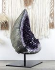 Outstaning Natural Deep Purple Amethyst Stone Geode - AWS0674